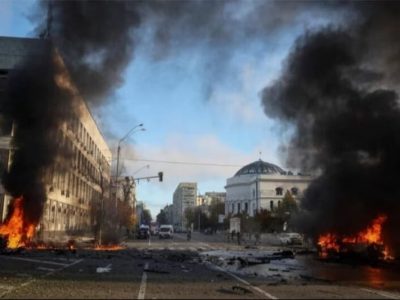 युक्रेनी ड्रोनले रुसको बेलगोरोडमा २ बसमा बम प्रहार गर्दा ६ जनाको मृत्यु, ३५ घाइते