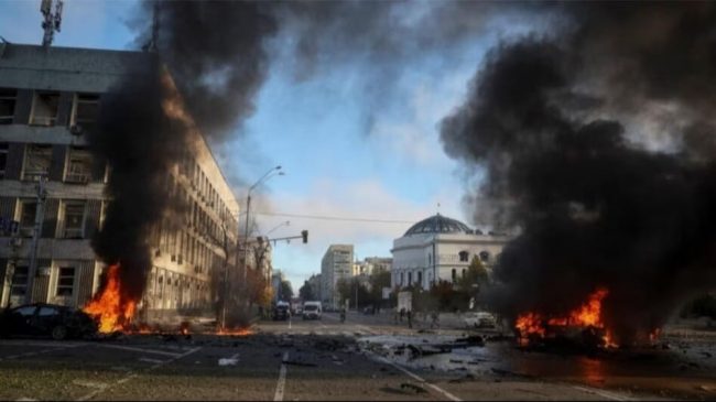 युक्रेनी ड्रोनले रुसको बेलगोरोडमा २ बसमा बम प्रहार गर्दा ६ जनाको मृत्यु, ३५ घाइते