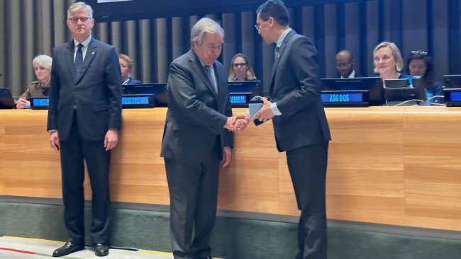 शान्ति सैनिक राईलाई मरणोपरान्त राष्ट्रसंघको सम्मान