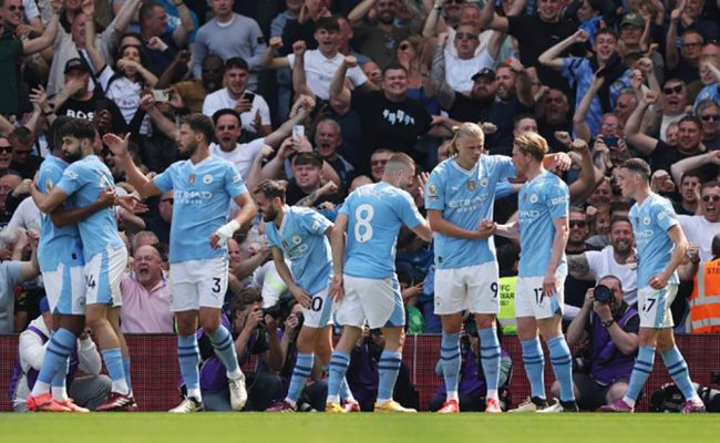 फुलह्याममाथि म्यानचेस्टर सिटीको फराकिलो जित, शीर्ष स्थानमा उक्लियो