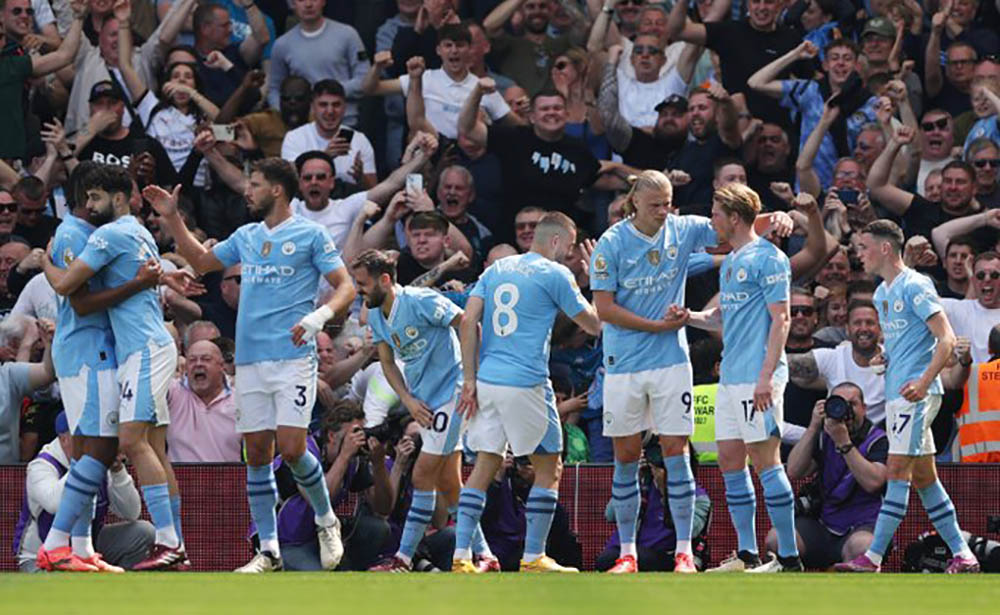 फुलह्याममाथि म्यानचेस्टर सिटीको फराकिलो जित, शीर्ष स्थानमा उक्लियो