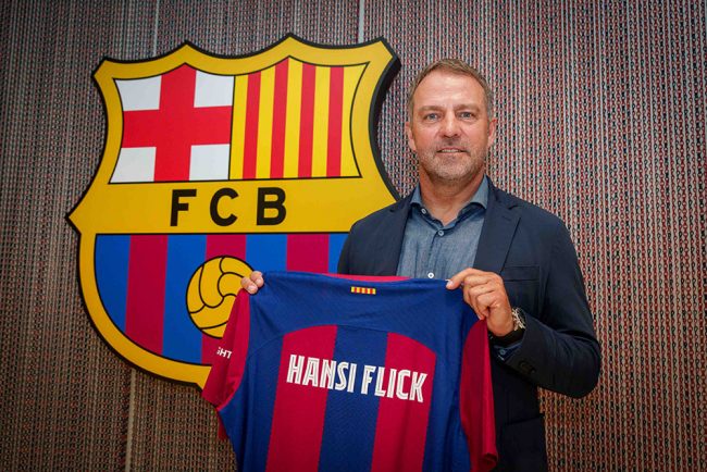 हान्सी फ्लिक बने बार्सिलोनाको प्रशिक्षक