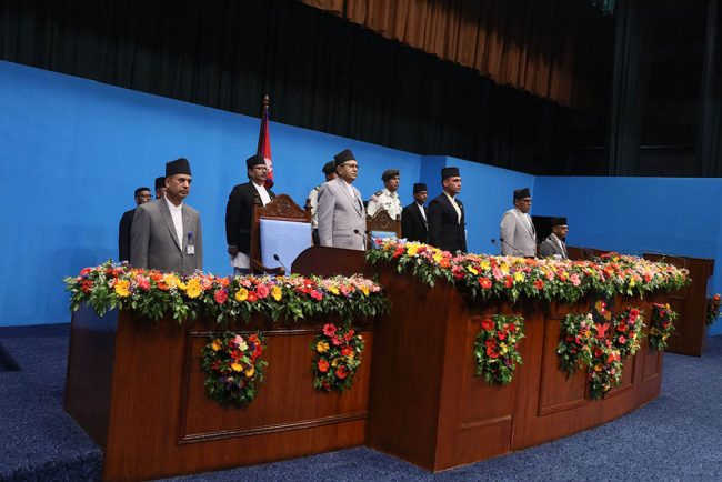 संसद भवनमा राष्ट्रपति स्वागतको रिहर्सल (फोटोफिचर)