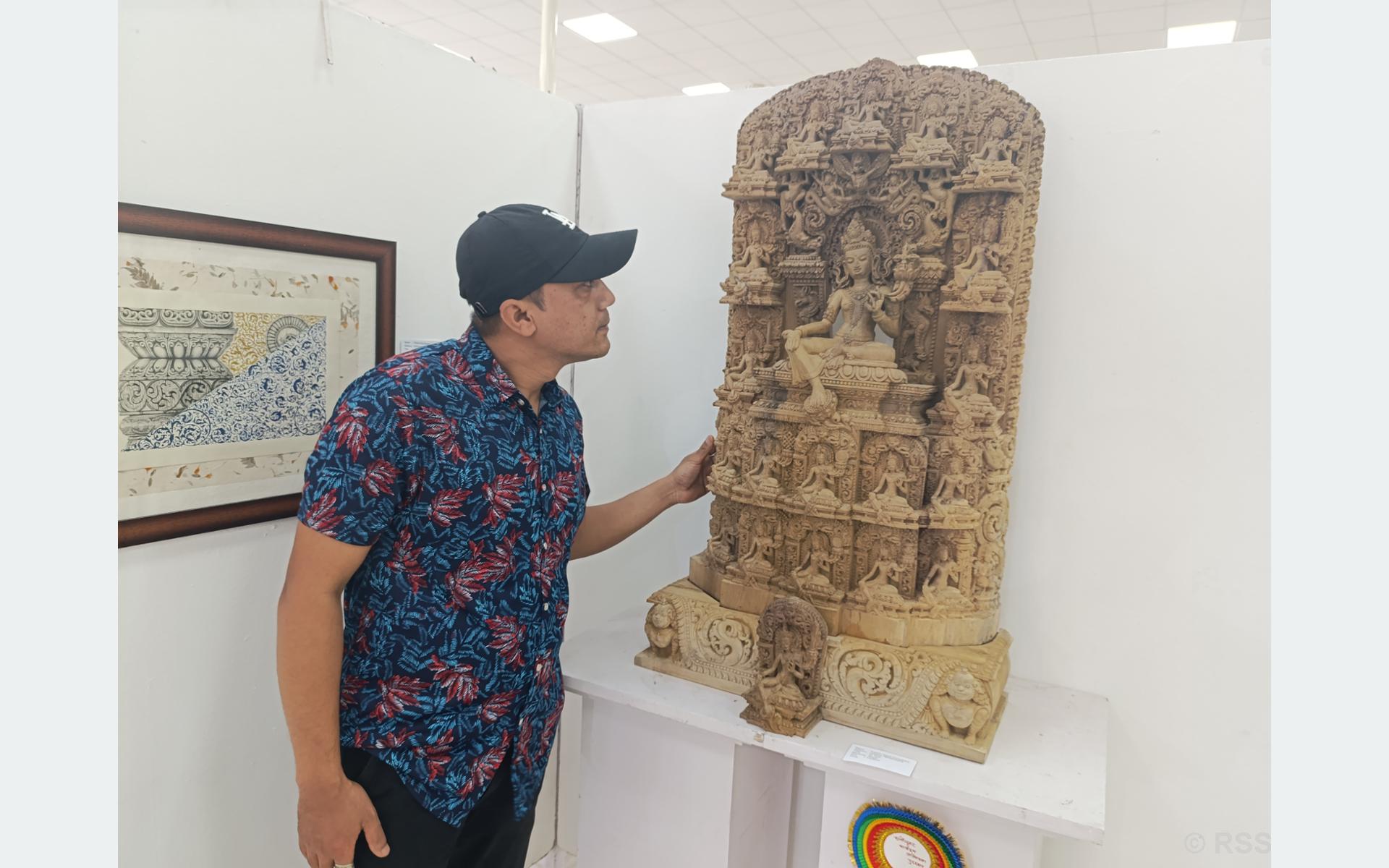 तुलाधरको मूर्तिकला सर्वोत्कृष्ट, जित्यो एक लाख पुरस्कार