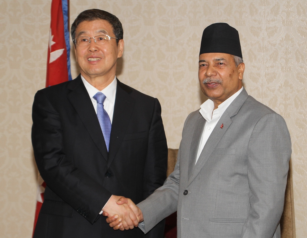 उपराष्ट्रपति यादव र चिनियाँ प्रतिनिधिमण्डलबीच शिष्टाचार भेट