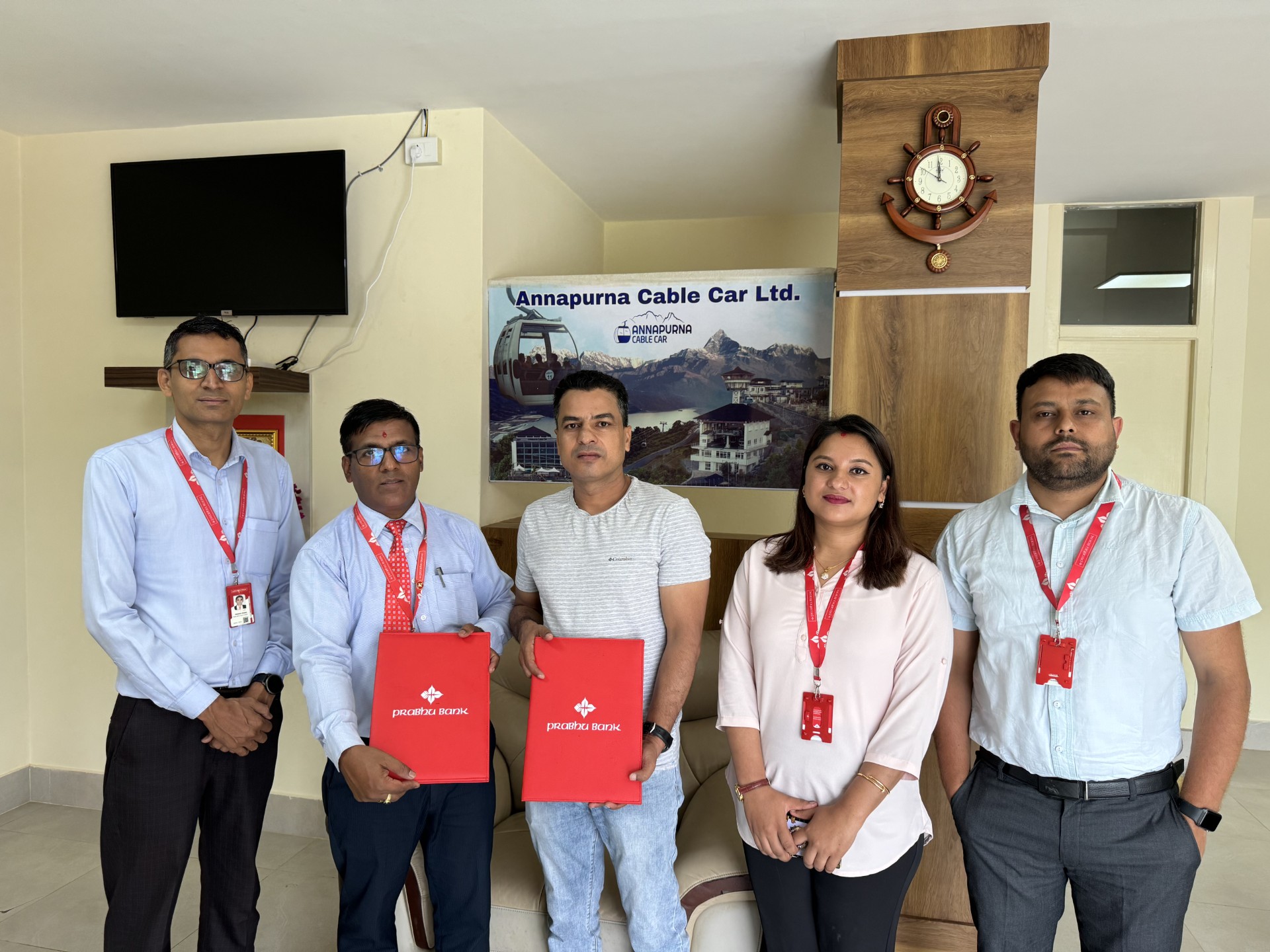 अन्नपूर्ण केबलकार र प्रभु बैंकबीच विशेष छुट सम्झौता