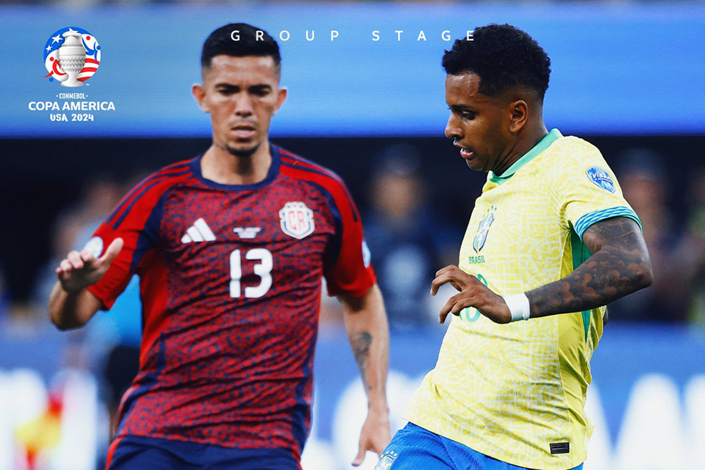 कोपा अमेरिकाः ब्राजिल कोस्टा रिकासँग बराबरीमा, कोलोम्बियाको विजयी शुरुवात