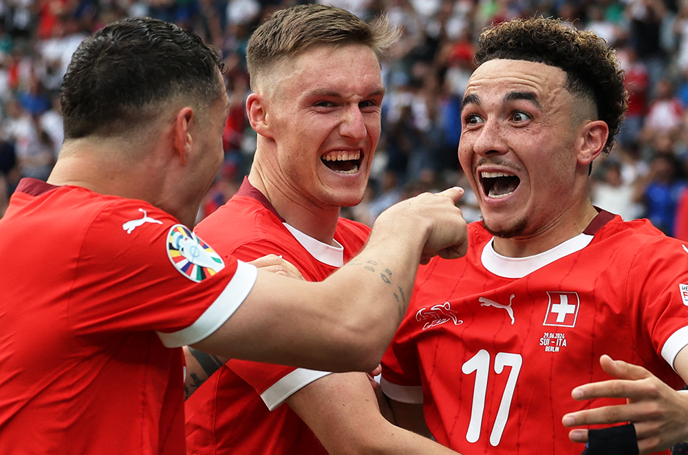 इटालीलाई हराउँदै स्वीट्जरल्याण्ड युरोकपको क्वाटरफाइनलमा