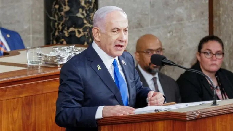 विरोधका बीच अमेरिका पुगेका नेतान्याहुले भने- हाम्रा शत्रुहरू तपाईंका शत्रु हुन्