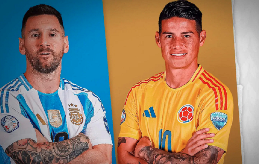 कोपा अमेरिकाको फाइनलमा अर्जेन्टिना र कोलम्बियाबीच भिडन्त हुने