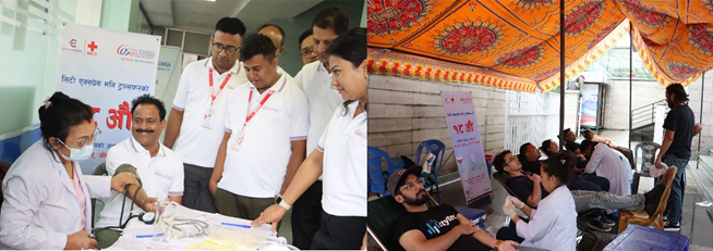 १८ औ बार्षिकोत्सवको अवसरमा सिटी एक्सप्रेस मनी ट्रान्सफरको रक्तदान कार्यक्रम