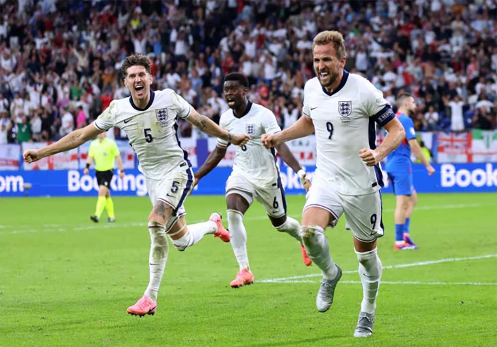 इङ्ल्याण्ड युरोकपको क्वाटरफाइनलमा