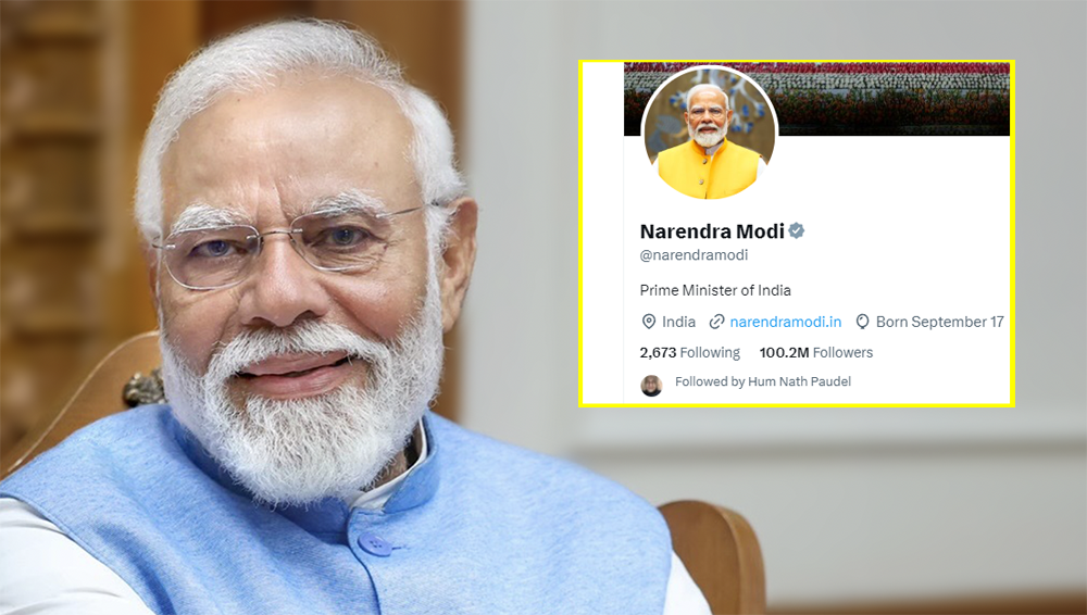 सामाजिक सञ्जालमा सर्बाधिक फलो गरिने नेता बने नरेन्द्र मोदी