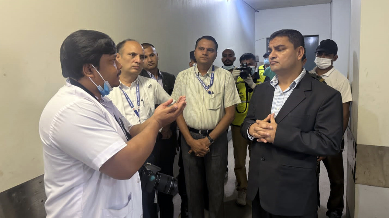 स्वास्थ्य मन्त्रीद्वारा सौर्य एयर दुर्घटनाप्रति दुःख व्यक्त