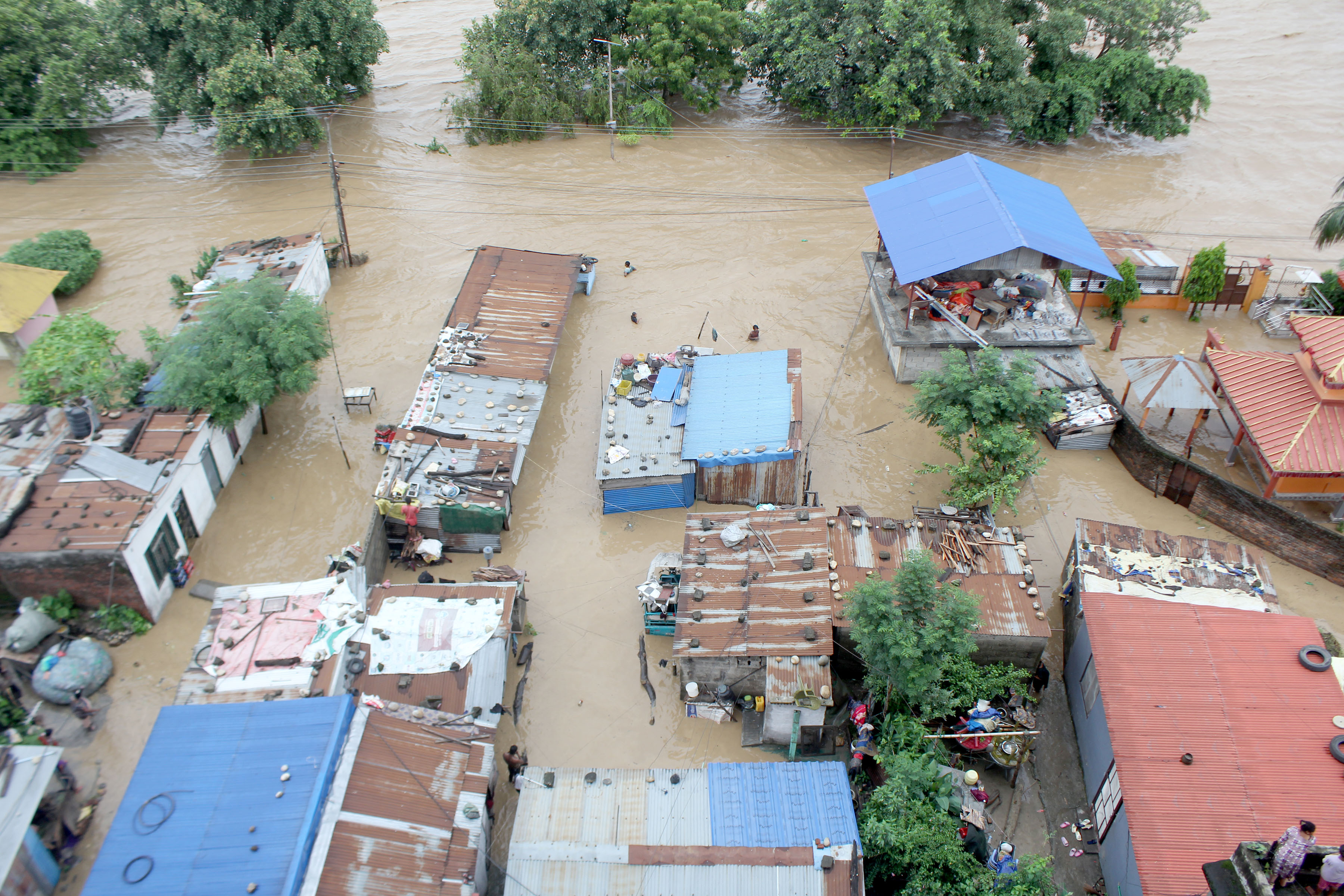 नारायणीको बाढी बस्तीमा पस्यो