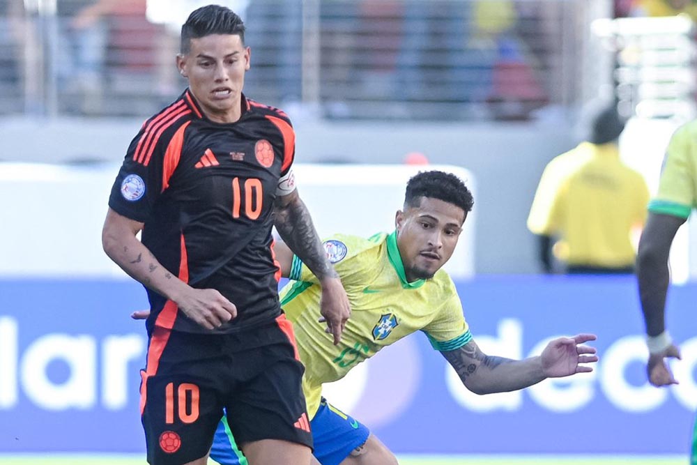 कोलम्बिया र ब्राजिल कोपा अमेरिकाको क्वाटरफाइनलमा