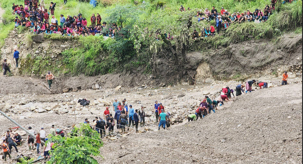 धार्चे पहिरो: बेपत्ता चार जनाको शव फेला