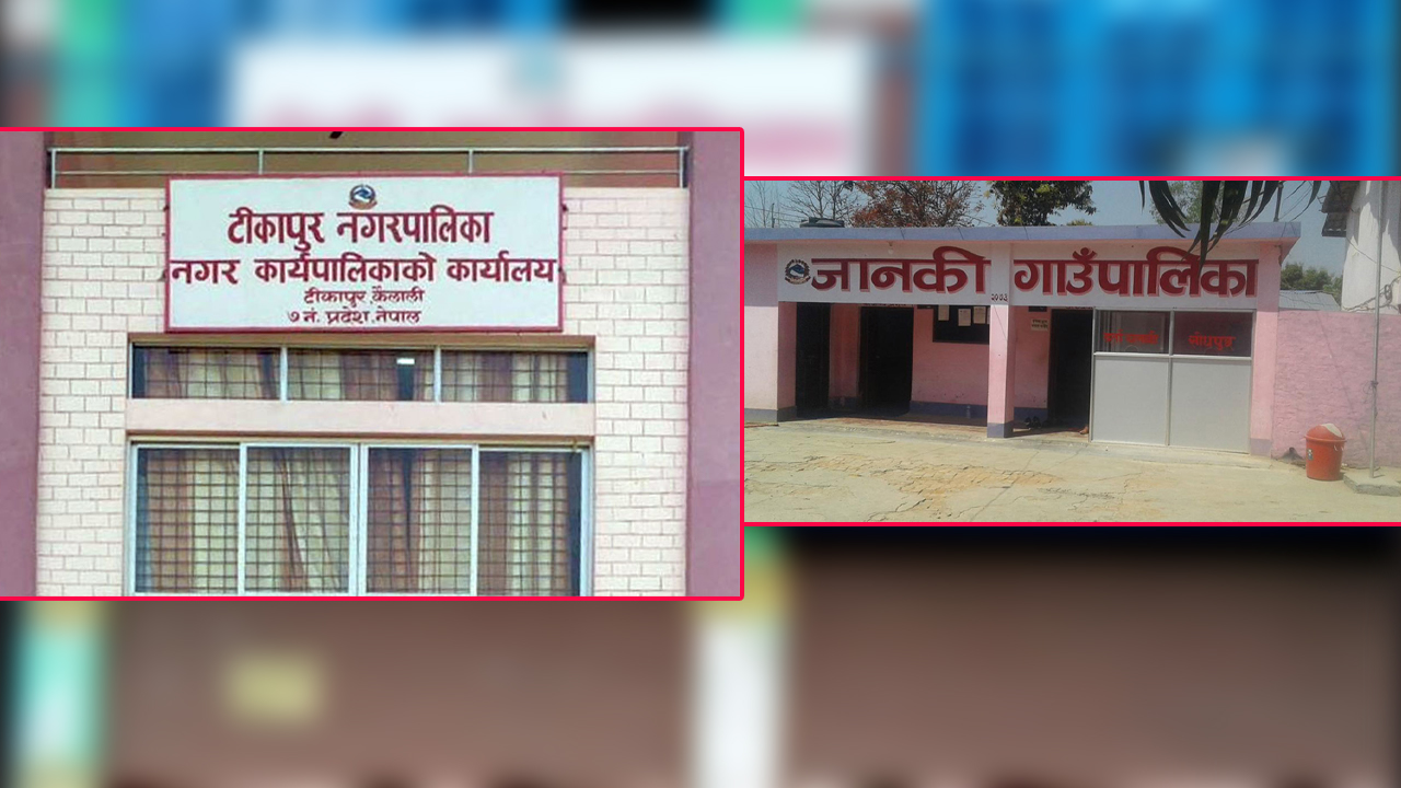 टीकापुर र जानकीमा अग्रिम नगद सहायता हस्तान्तरण