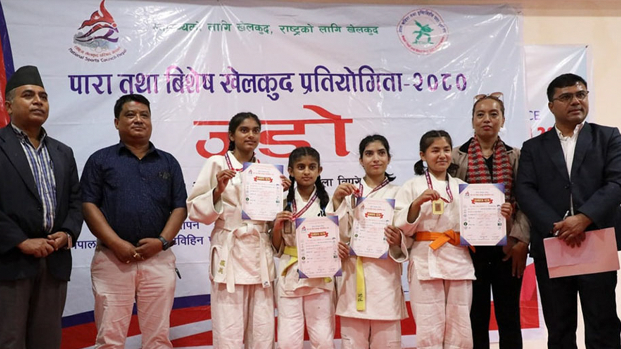 राष्ट्रिय बहिरा तथा दृष्टिविहीन पारा जुडो प्रतियोगिता सम्पन्न