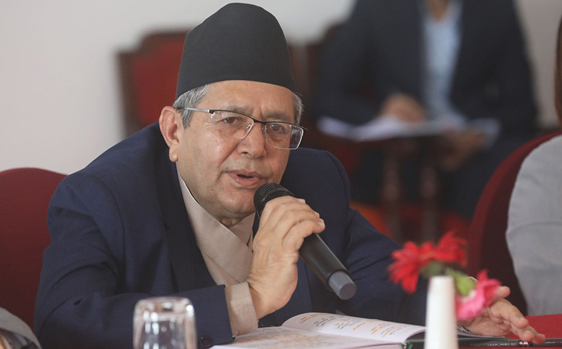 राज्य व्यवस्था समिति सभापतिको निर्वाचन ११ गते