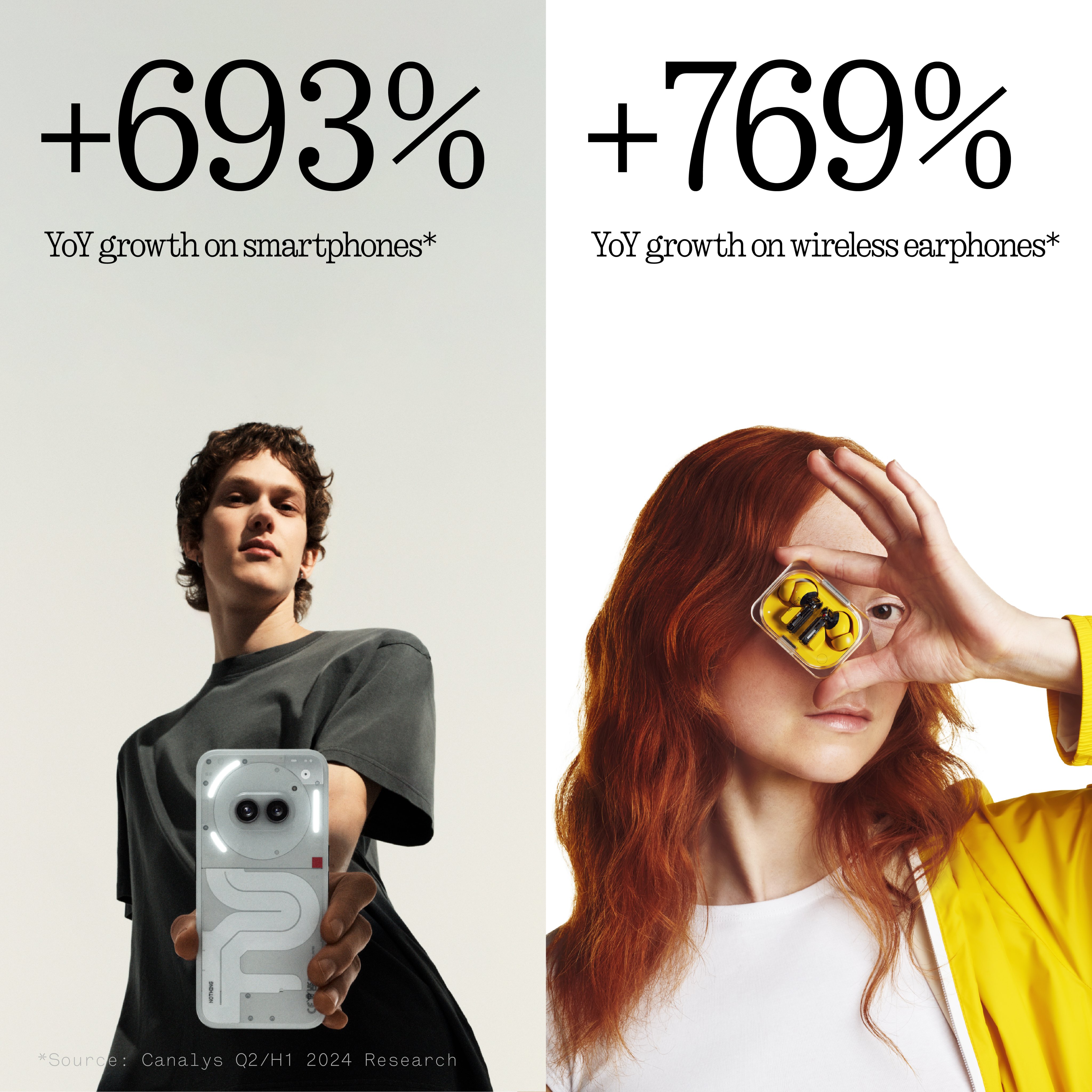 नथिङ बन्यो संसारकै फास्टेस्ट ग्रोईङ स्मार्टफोन ब्राण्ड