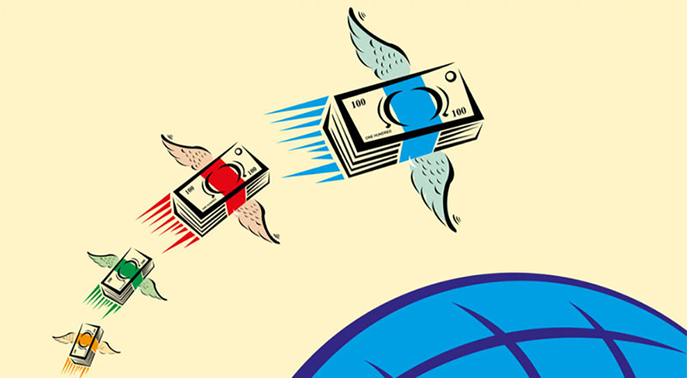 तीन महिनामा साढे पाँच खर्बभन्दा बढी रेमिट्यान्स भित्रियो