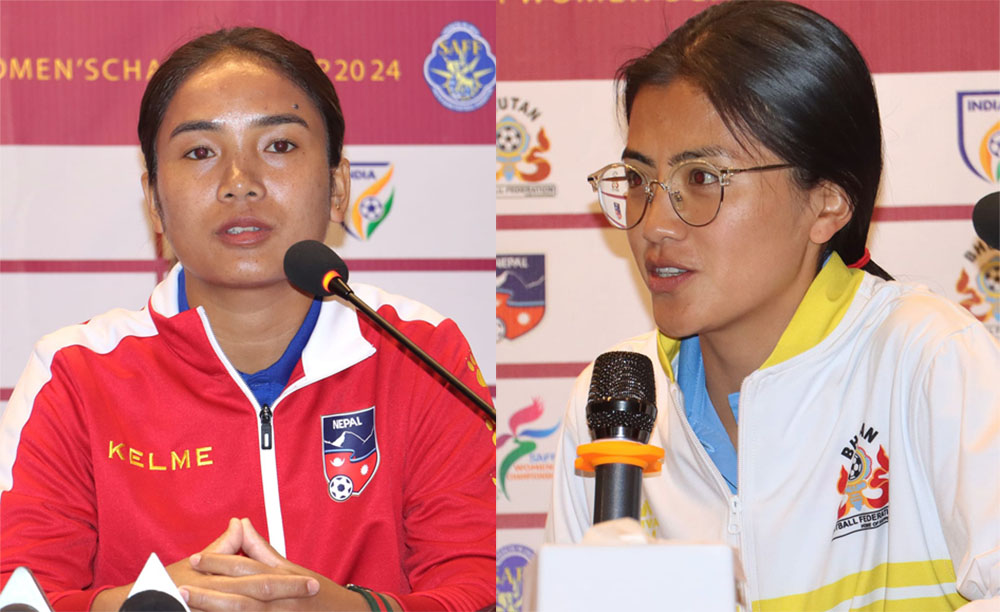 साफ महिला फुटबलमा आज दुई खेल हुँदै, नेपालको सामना भुटानसँग