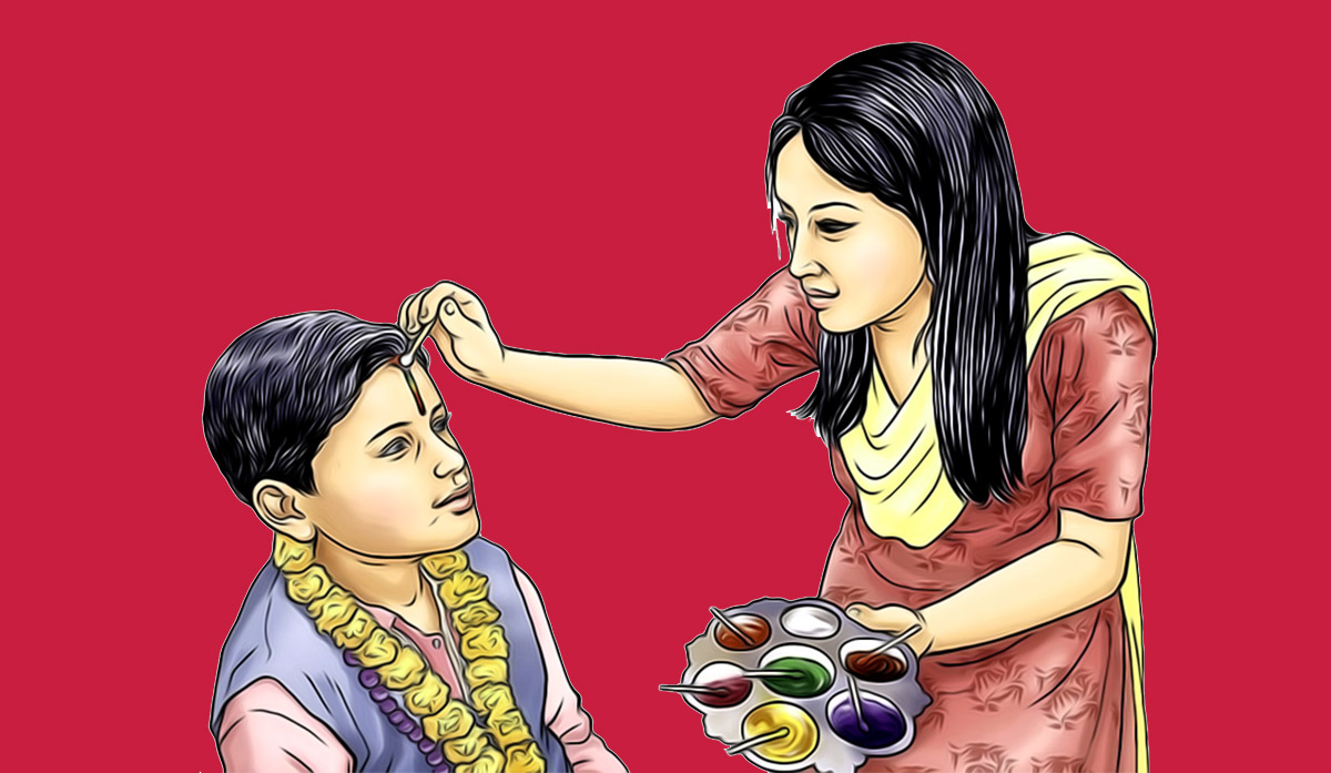 कात्तिक ६ गते बिहान ११ : ३९ बजे भाइटीकाको शुभ साइत