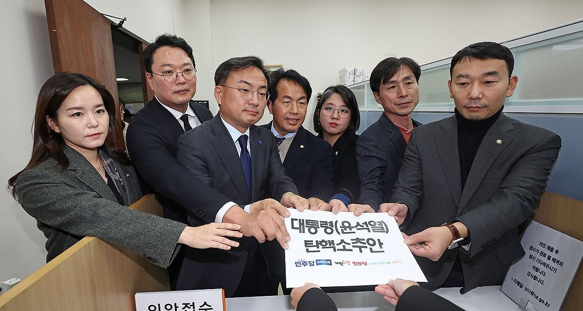 दक्षिण कोरियाका राष्ट्रपतिविरुद्ध महाभियोग प्रस्ताव पेश