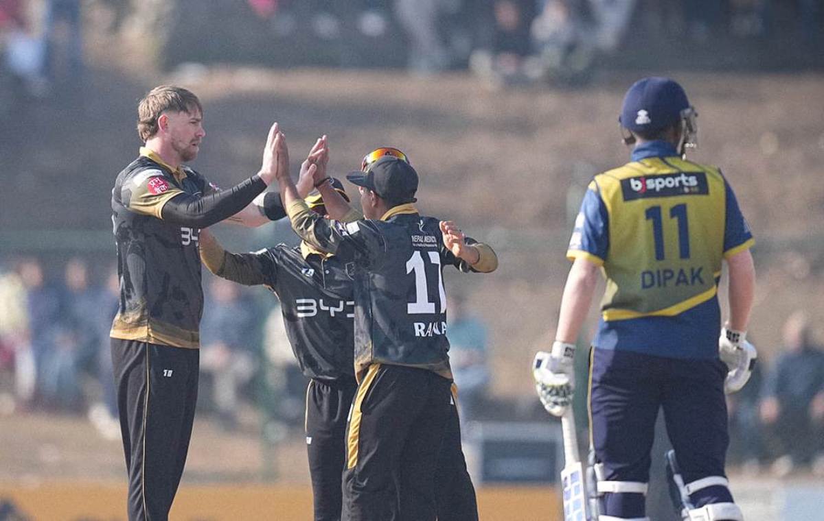 काठमाडौंलाई विराटनगरले दियो एक सय १८ रनको लक्ष्य