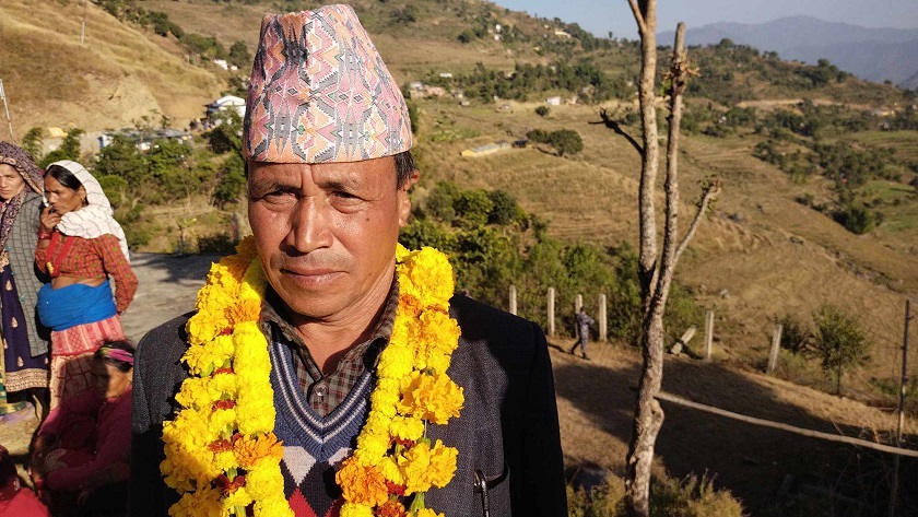 दुल्लु–१३ मा एमाले उम्मेदवारसँग कांग्रेसका रेशमबहादुर तीन मतले पराजित