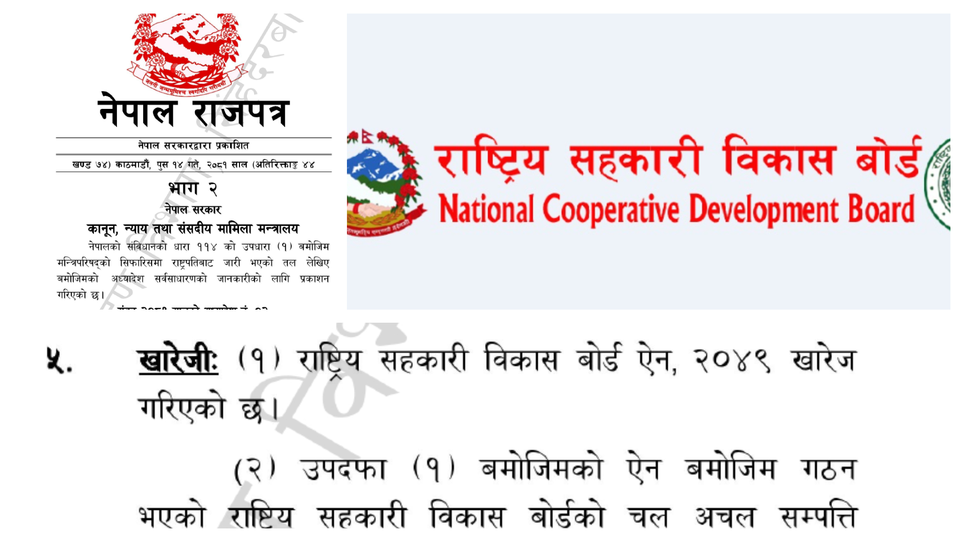 तीन ऐन संशोधन र एउटा खारेज गरी ल्याइएको सहकारीसम्बन्धी अध्यादेशमा के छ ?