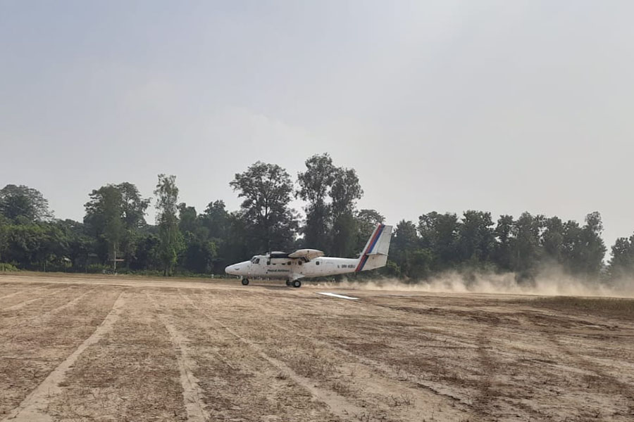 टीकापुर विमानस्थल ३५ वर्षपछि सञ्चालनमा, ३० गतेदेखि नियमित उडान हुने