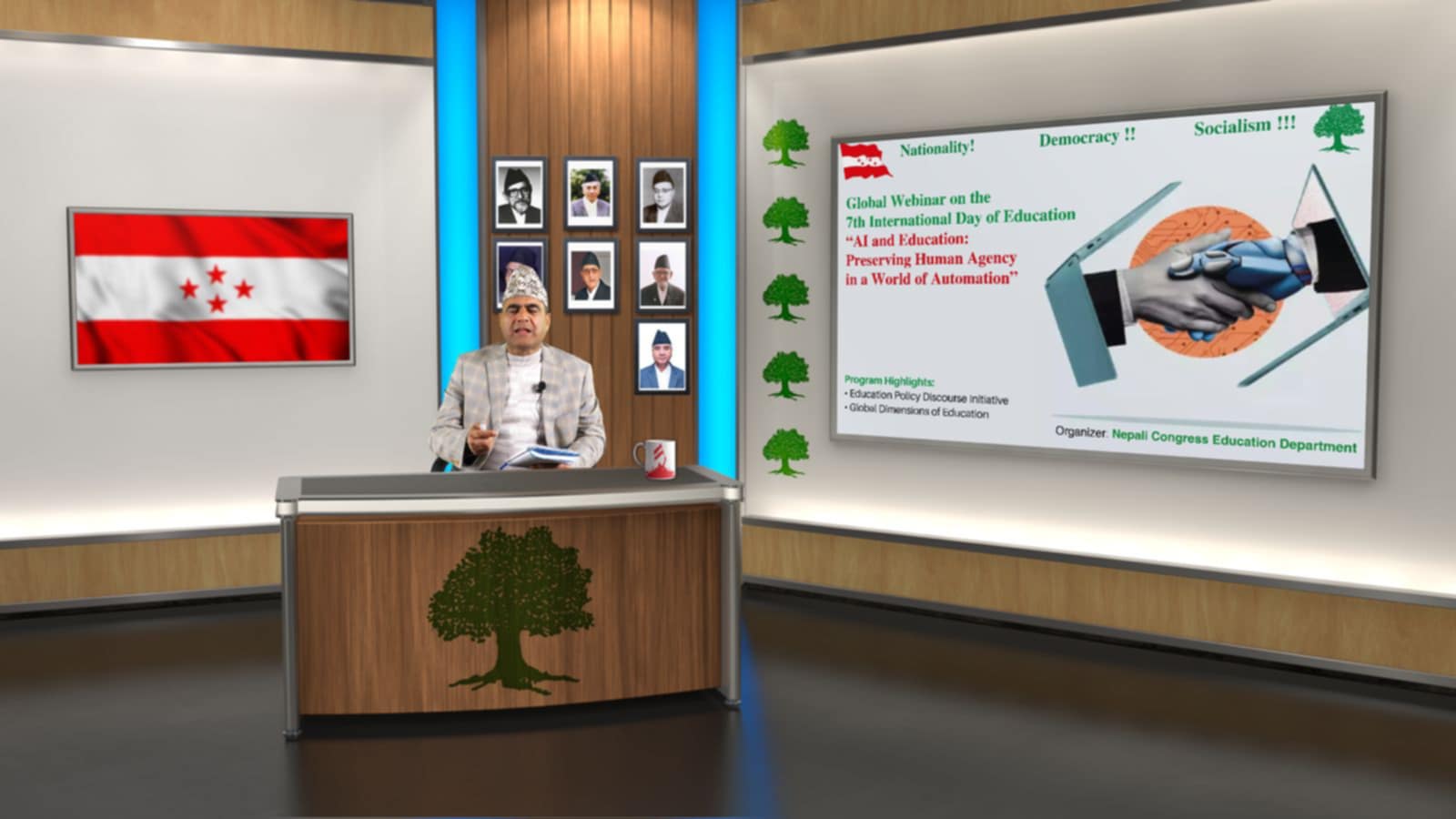 अन्तर्राष्ट्रिय शिक्षा दिवसमा कांग्रेसको ‘ग्लोबल वेबनार’, एक लाखभन्दा बढी सहभागी