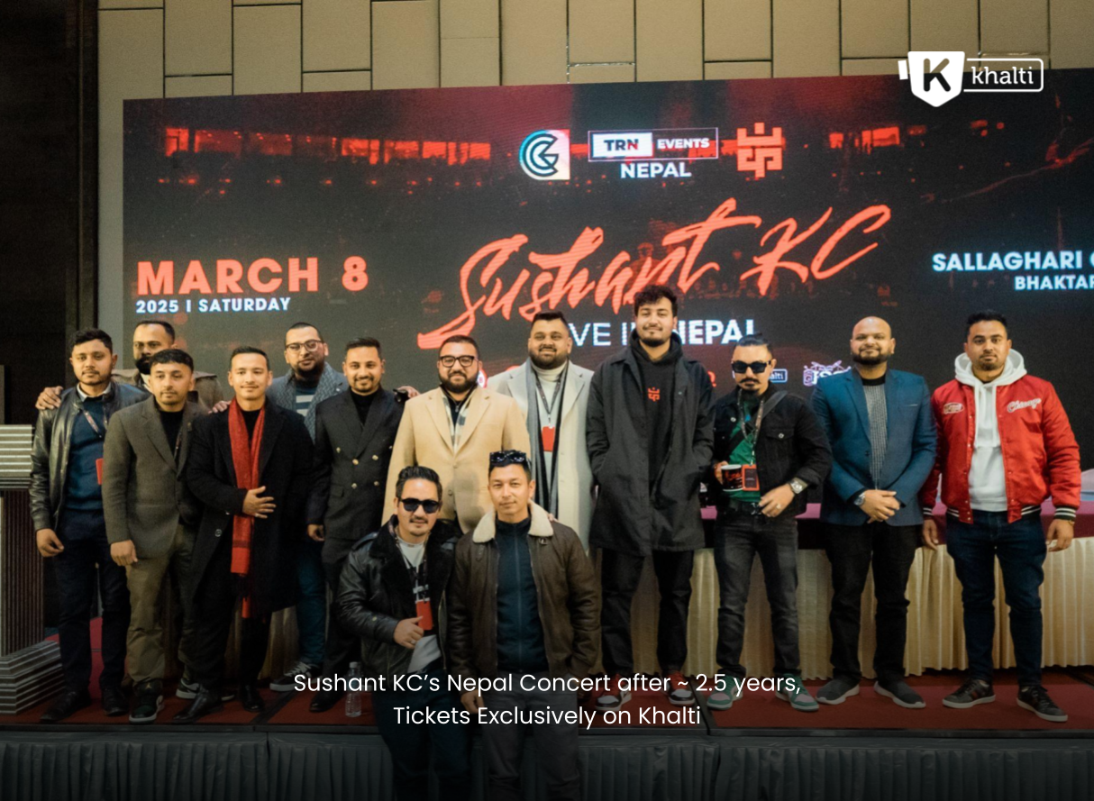 सुशान्त केसीको कन्सर्ट करिब साढे दुई वर्ष पछि नेपालमा : टिकट खल्तीमा ‘एक्सक्लुसिभली’ उपलब्ध