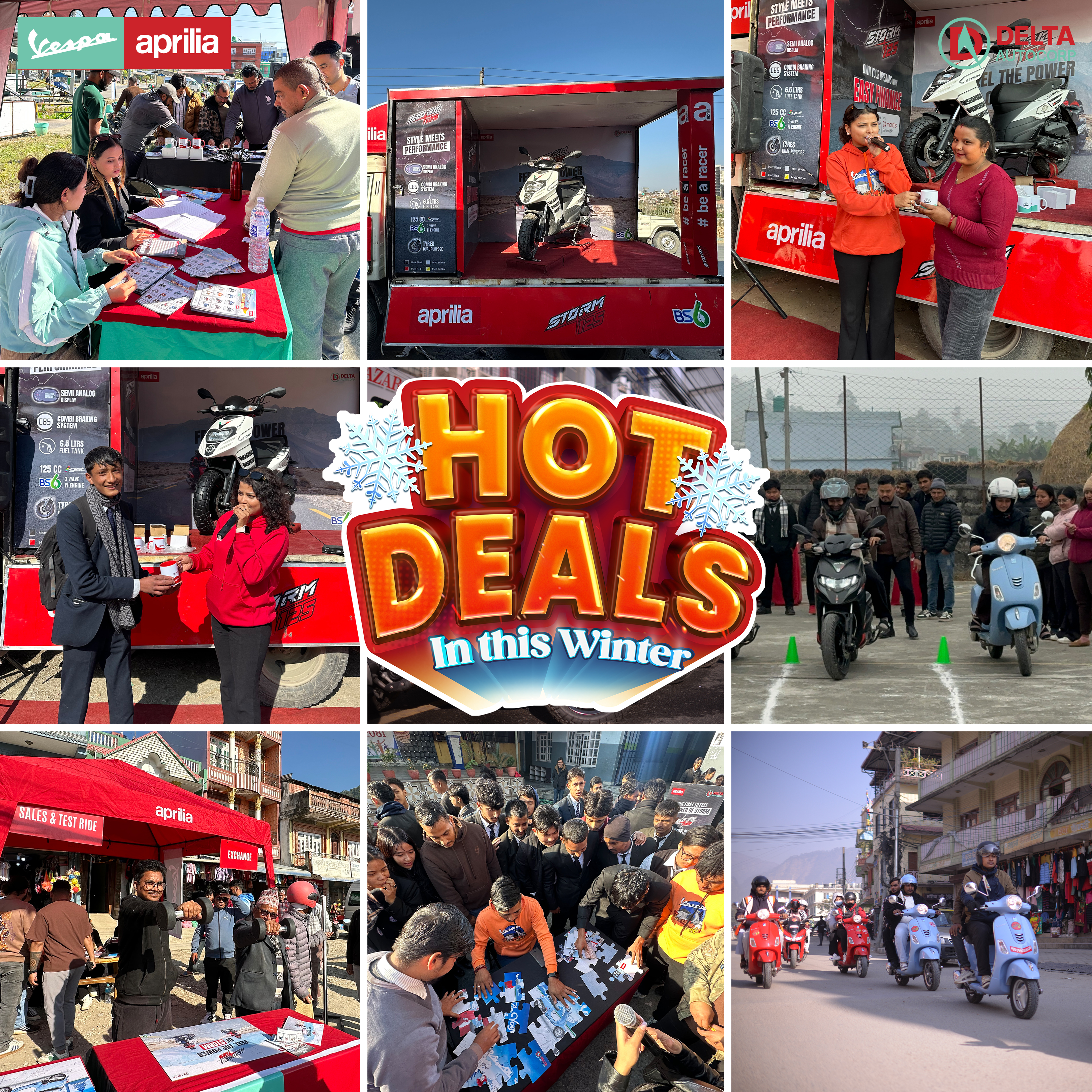 भेस्पा र अप्रिलियाले सफलतापूर्वक सम्पन्न गर्‍याे स्कूटरको एक्टिभेशन कार्यक्रम