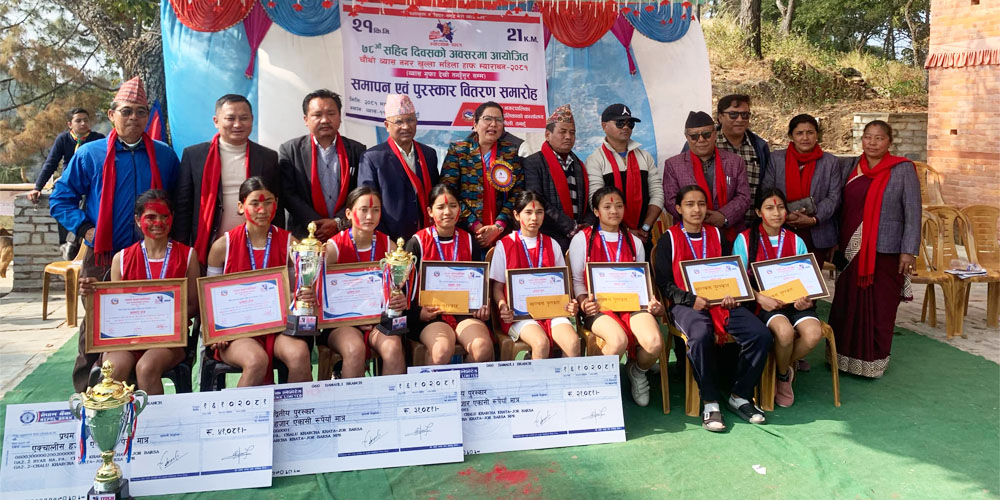 महिला हाफ म्याराथनको उपाधि सेनामा कार्यरत विकलाई