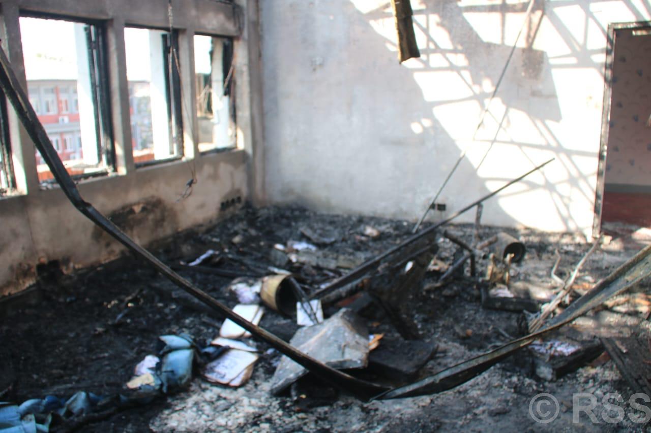 आगलागीबाट कुनै महत्त्वपूर्ण डकुमेण्ट जलेको छैन : मन्त्री यादव