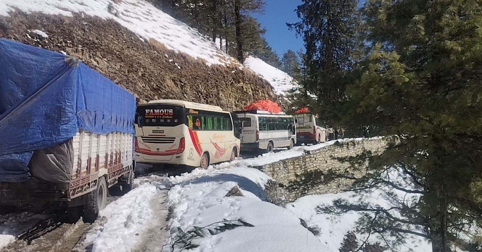 अवरुद्ध नाग्म–गमगढी सडक खुल्यो