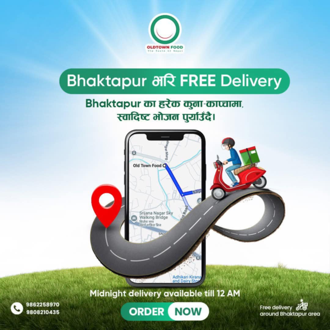 भक्तपुरभरि निःशुल्क डेलिभरीको सेवा