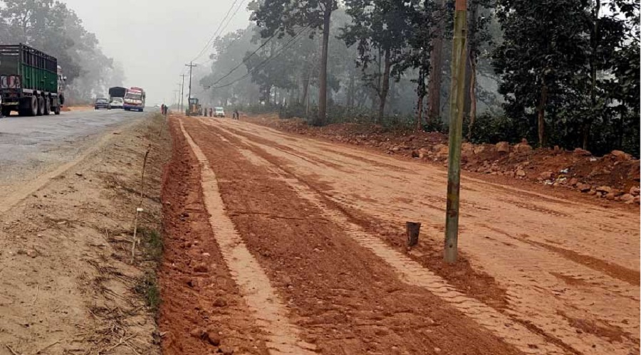 नारायणगढ–बुटवल सडक विस्तारः दाउन्ने खण्ड चार घण्टा बन्द