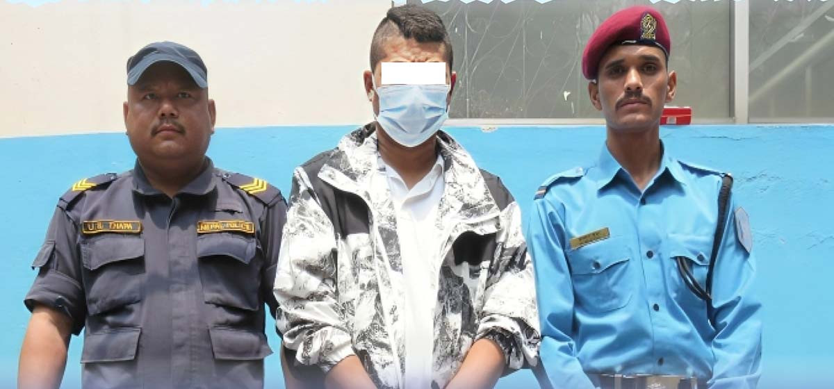 भाटभटेनीबाट दुई लाख रुपैयाँ भन्दा बढीको मदिरा र काजु पिस्ता चोरी गर्ने पक्राउ