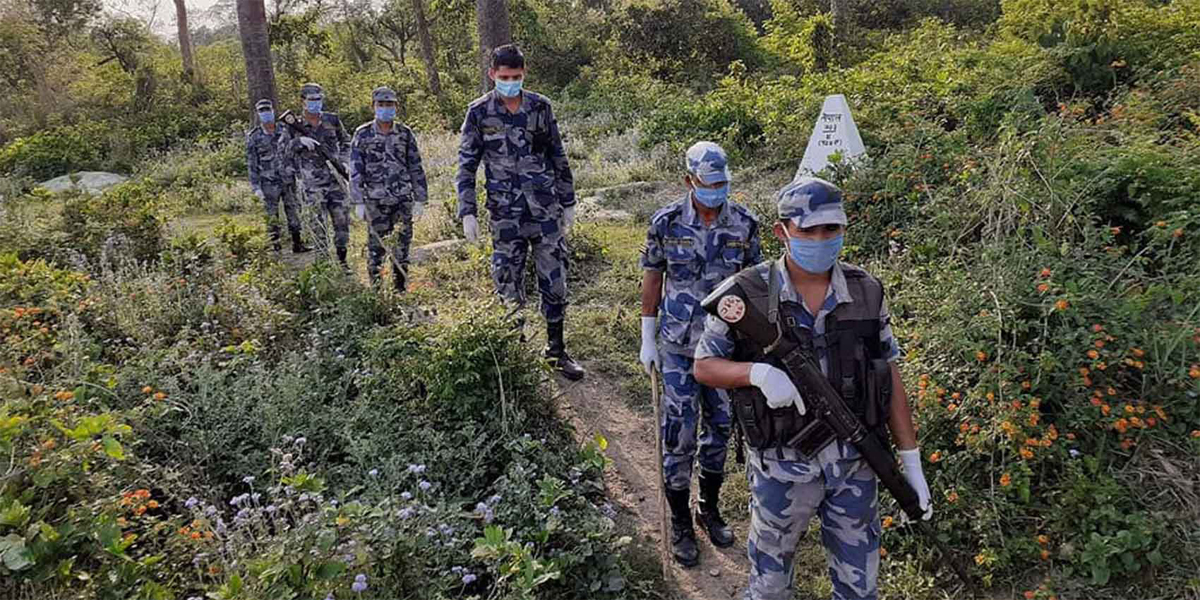 सीमा क्षेत्रमा सशस्त्र प्रहरी बलको उच्च निगरानी