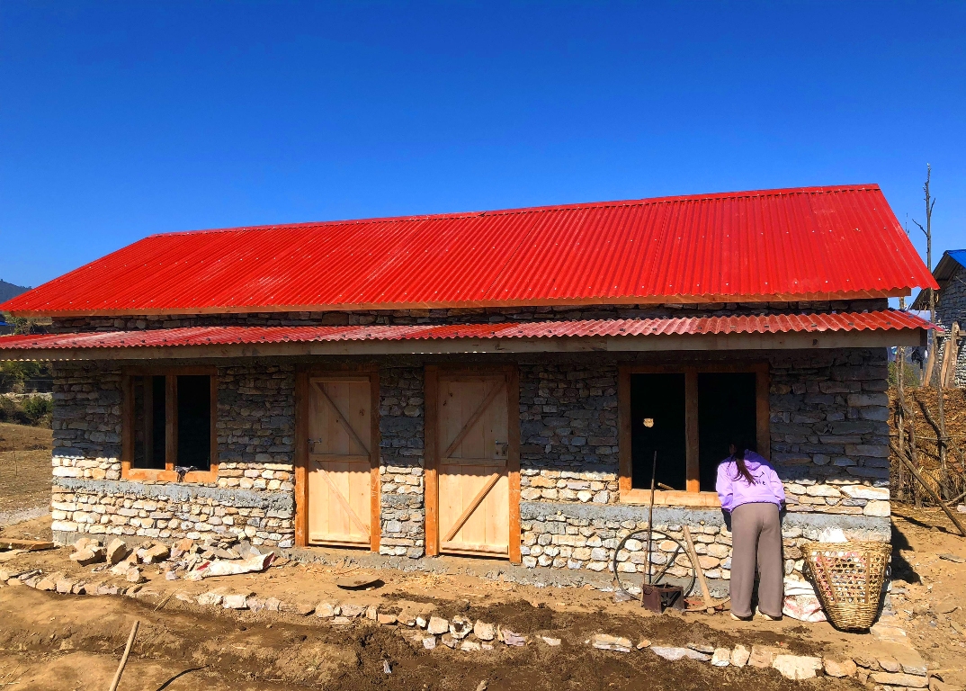 घरविहीनलाई घर निर्माण गर्दै जैमिनी नगरपालिका