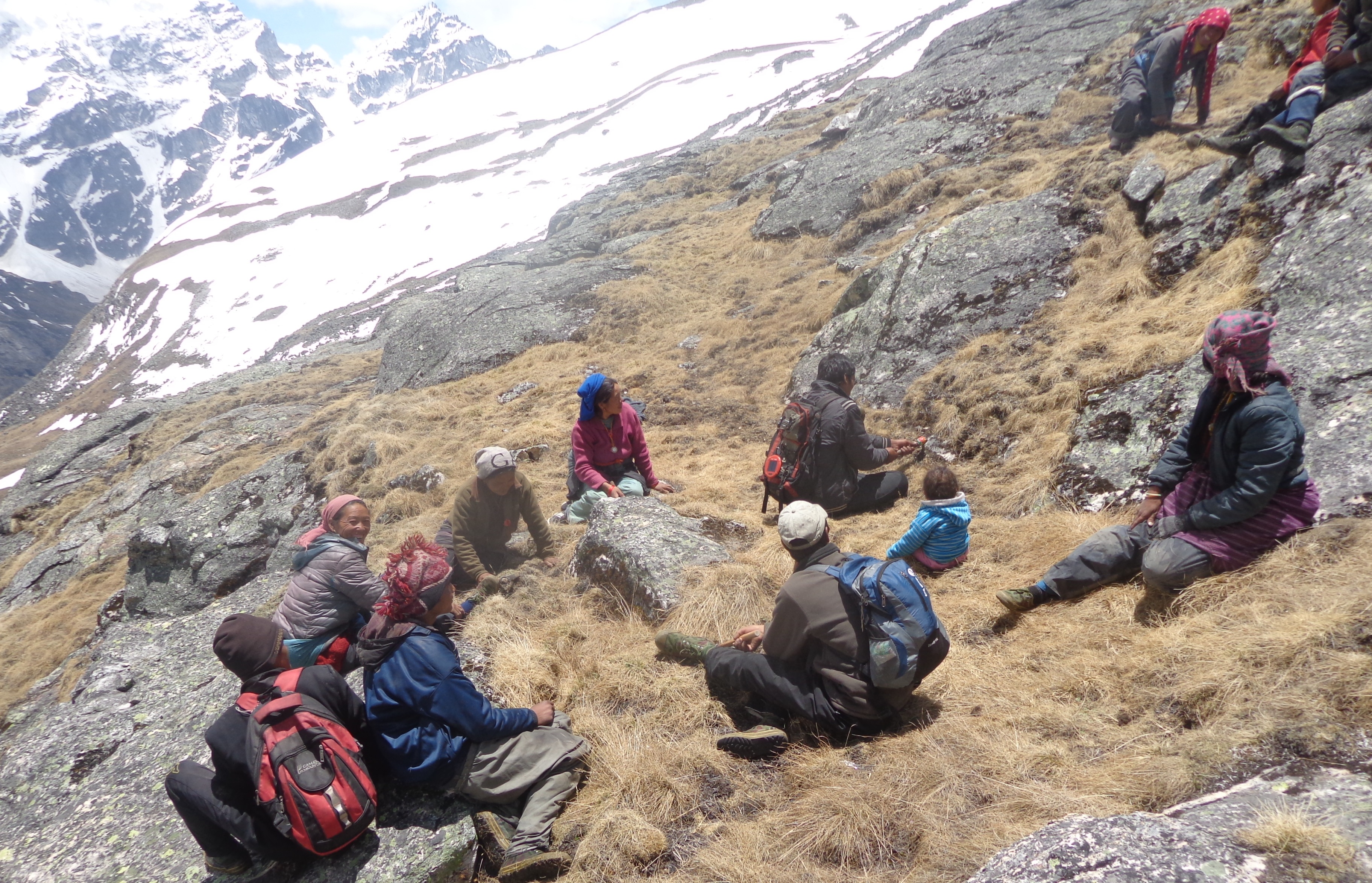 मुगुको पाटन क्षेत्रमा अनुमति नलिइ यार्सा संकलन गर्नेको भीड