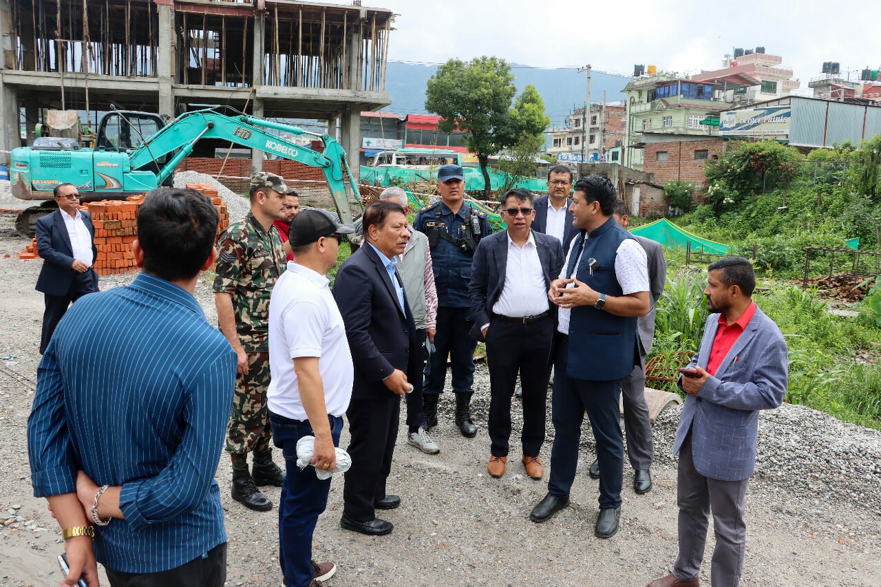 बागमतीको स्थलगत अनुगमनमा पुगे उपप्रधानमन्त्री सिंह