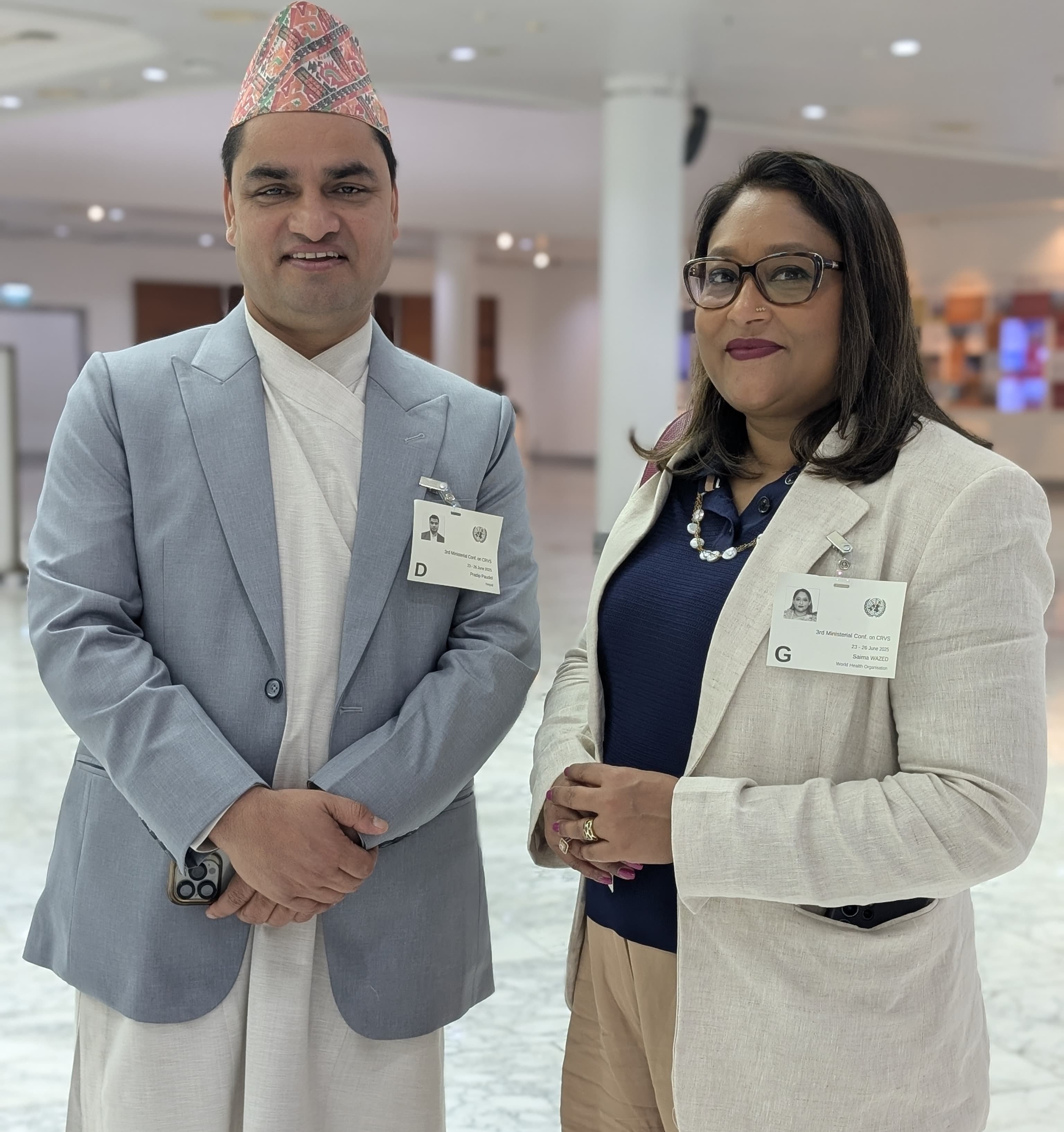 स्वास्थ्य मन्त्री पौडेल र विश्व स्वास्थ्य संगठन क्षेत्रीय निर्देशक वाजेदबीच वार्ता