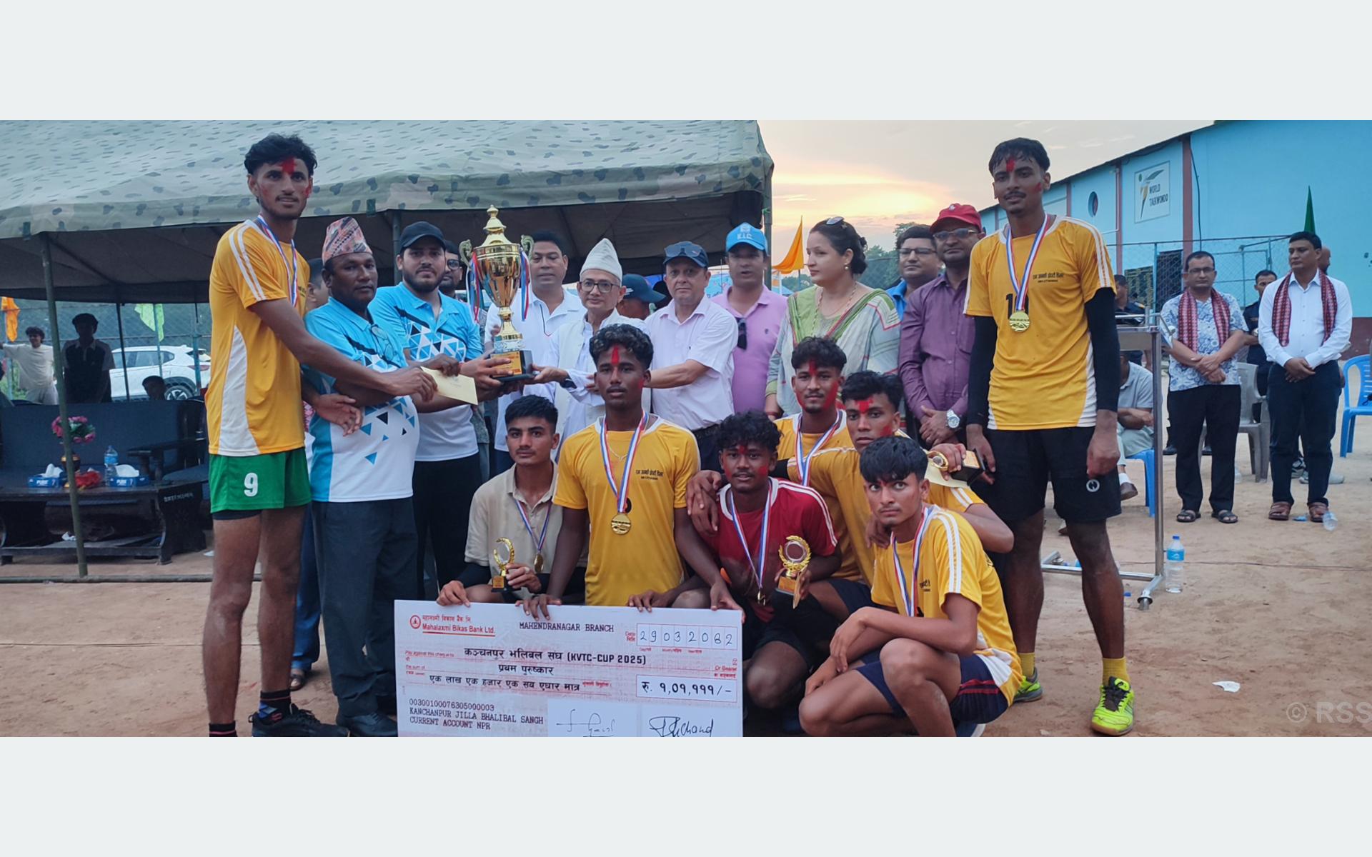 पुरुष भलिबलको उपाधि रामजानकीलाई