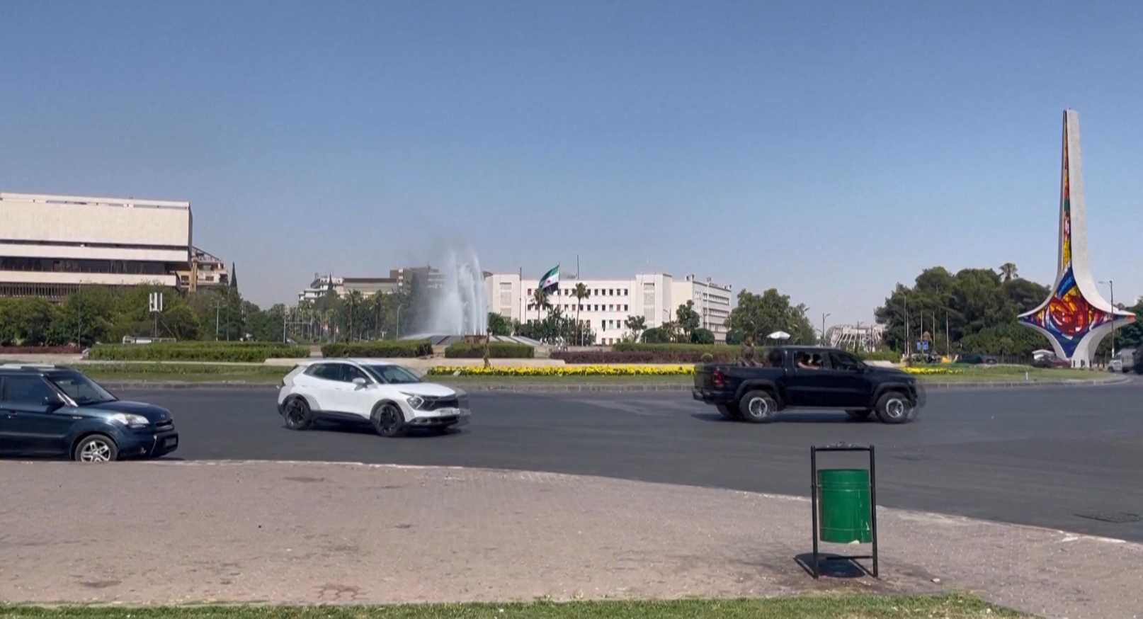 इजरायलद्वारा सिरियाली राष्ट्रपति दरबार क्षेत्रमा आक्रमण