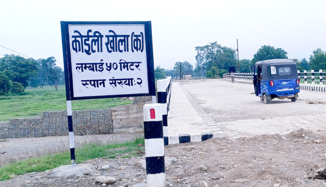२ वर्षको ठेक्का लागेको पुल नौ महिनामै तयार, प्रधानमन्त्रीले दिए धन्यवाद